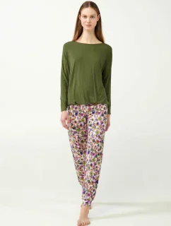 Vamp - Dámské pyžamo s květinami 21063 - Vamp