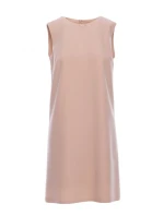 S408 Šaty bez rukávů - béžové S408 Šaty bez rukávů - béžové