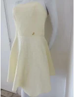 Dámské šaty 3644-985 světle žluté - Nuance Dámské šaty 3644-985 světle žluté - Nuance