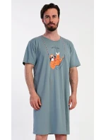 Pánská noční košile s krátkým rukávem Pohodář Pánská noční košile s krátkým rukávem Pohodář