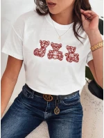 Dámské tričko GRIZY ecru FashionStreet RY2568