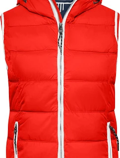 Daiber JN 1075 Dámská vesta "Maritim" 02.1075 red/white