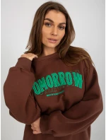 Mikina EM BL 617 7.27 tmavě hnědá Mikina EM BL 617 7.27 tmavě hnědá