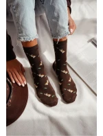 Dámské ponožky Lišky a listy 0200.182