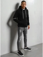 Pánská černá mikina FashionStreet BX5437