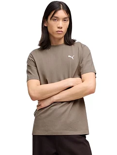 Pánské tričko Puma Wardrobe Ess Tee, tmavě béžové, 629644 81