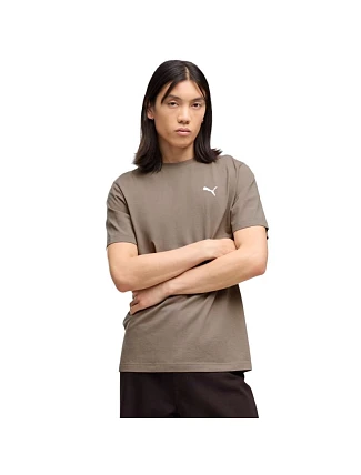 Pánské tričko Puma Wardrobe Ess Tee, tmavě béžové, 629644 81