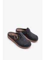 Pánské Pantofle S Přezkou Preventivní Pantofle Inblu MT000012 Grafitové Pánské Pantofle S Přezkou Preventivní Pantofle Inblu MT000012 Grafitové