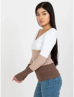 Halenka RV BZ 8429.18P bílo-hnědá