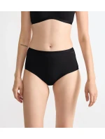 Dámské kalhotky GO Daily Cotton Highwaist 3P - BLACK - černé 0004 - SLOGGI