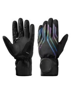 Rockbros zimní cyklistické rukavice černé XL