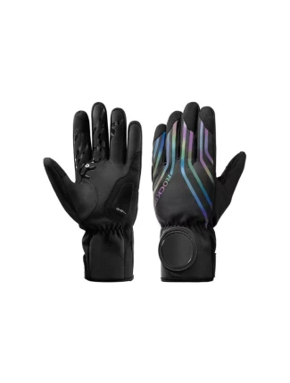 Rockbros zimní cyklistické rukavice černé XL