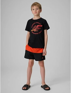 Chlapecké plážové šortky boardshorts 4F 4FJWSS26UBDSM203-62S