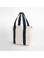 BagBase BG 675 Plátěná taška "Edit Tote" 52.0675 natural/navy