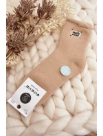 Dámské Hrube Ponožky Bežové