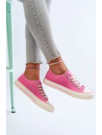 Nízké dámské tenisky Big Star NN274271 Růžové