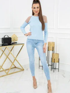 Svetr Eliza Tulle MCY02679 Baby Blue - Vittoria Ventini