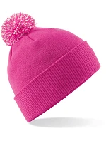 Beechfield B 450 Čepice Snowstar® 53.0450 fuchsia/off white