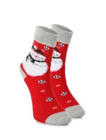 Unisex vánoční ponožky v krabičce – 1 pár se sněhulákem