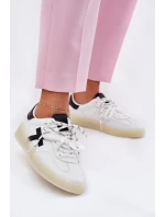 Nízké Dámské Sportovní Boty Bílé Zelevelis