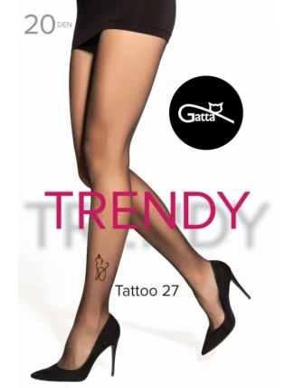 TATTOO - 27 podložka z lycry 20 DEN-5 TATTOO - 27 podložka z lycry 20 DEN-5