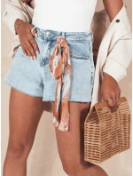 Dámské světle modré džínové šortky SUMRBREEZ FashionStreet SY0353