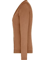 Daiber JN 660 Dámský pletený cardigan s výstřihem do V 02.0660 camel Daiber JN 660 Dámský pletený cardigan s výstřihem do V 02.0660 camel