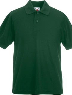 Fruit of the Loom Kids 65/35 Polo Dětské piqué polo 16.3417 bottle green