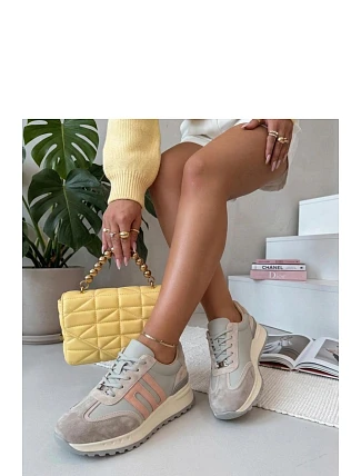 Sportovní boty na platformě model 226035 Solea