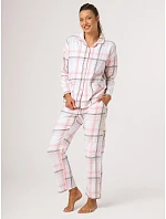 Pyžamo Key LNS 415 B26 dlouhé rukávy XS–XL, rozepínací Pyžamo Key LNS 415 B26 dlouhé rukávy XS–XL, rozepínací