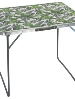 SKLÁDACÍ KEMPINGOVÝ CESTOVNÍ STŮL 80X60X70CM DŽUNGLE