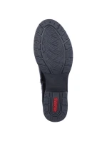 Kožené boty Rieker W Z9591-00 černá