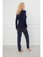 Italská móda Libra long length sp. barva:námořnická modrá/potisk Italská móda Libra long length sp. barva:námořnická modrá/potisk