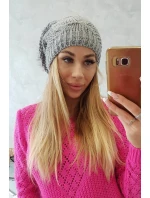 Sandra K210 fleecová čepice světle šedá Sandra K210 fleecová čepice světle šedá