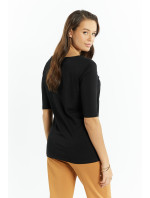 Trička Monnari Regular Fit T-Shirt Black