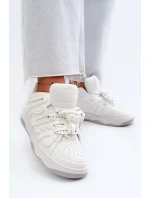 Dámské eko kožené tenisky bílé Berilla Dámské eko kožené tenisky bílé Berilla