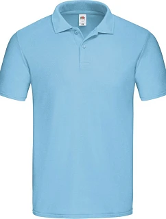 Fruit of the Loom Original Polo Pánské piqué polo 16.3050 sky blue