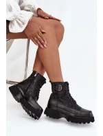 Dámské boty Artiker – černé, na platformě