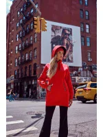 Dámská mikina M696 červená - Made Of Emotion