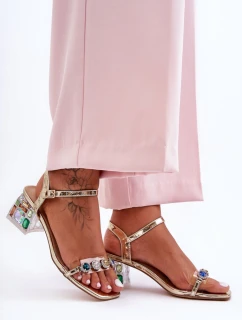 Sandály na podpatku  model 225139 Step in style