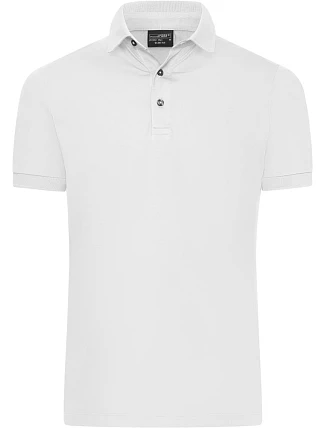 Daiber JN 1302 Pánské Slim Fit žerzejové polo 02.1302 white