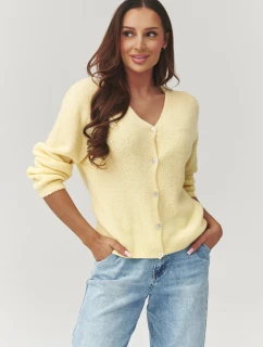 Svetr na zapínání  model 223254 Makadamia