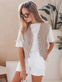 Dámské šortky NOT TOMORROW white FashionStreet SY0450