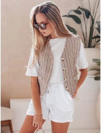 Dámské šortky NOT TOMORROW white FashionStreet SY0450