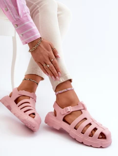 Dámské Pěnové Sandály Římské Růžové Gasaria
