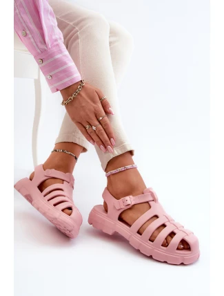 Dámské Pěnové Sandály Římské Růžové Gasaria