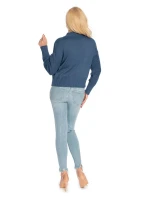 Dámský svetr 70035 Jeans modrá - PeeKaBoo