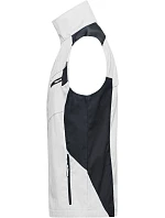 Daiber JN 822 Pracovní vesta - Strong 02.0822 white/carbon Daiber JN 822 Pracovní vesta - Strong 02.0822 white/carbon