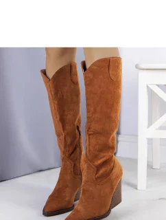 Kozačky na podpatku  model 204847 Solea