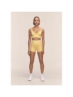 Dámské tréninkové legíny CASALL Ultra High Waist Hot Pant, žlutá barva